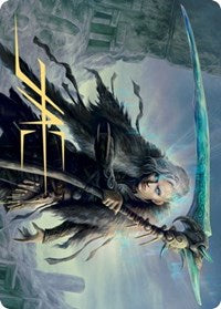 Egon, God of Death Art Card (Gold-Stamped Signature) [Kaldheim Art Series] | I Want That Stuff Brandon