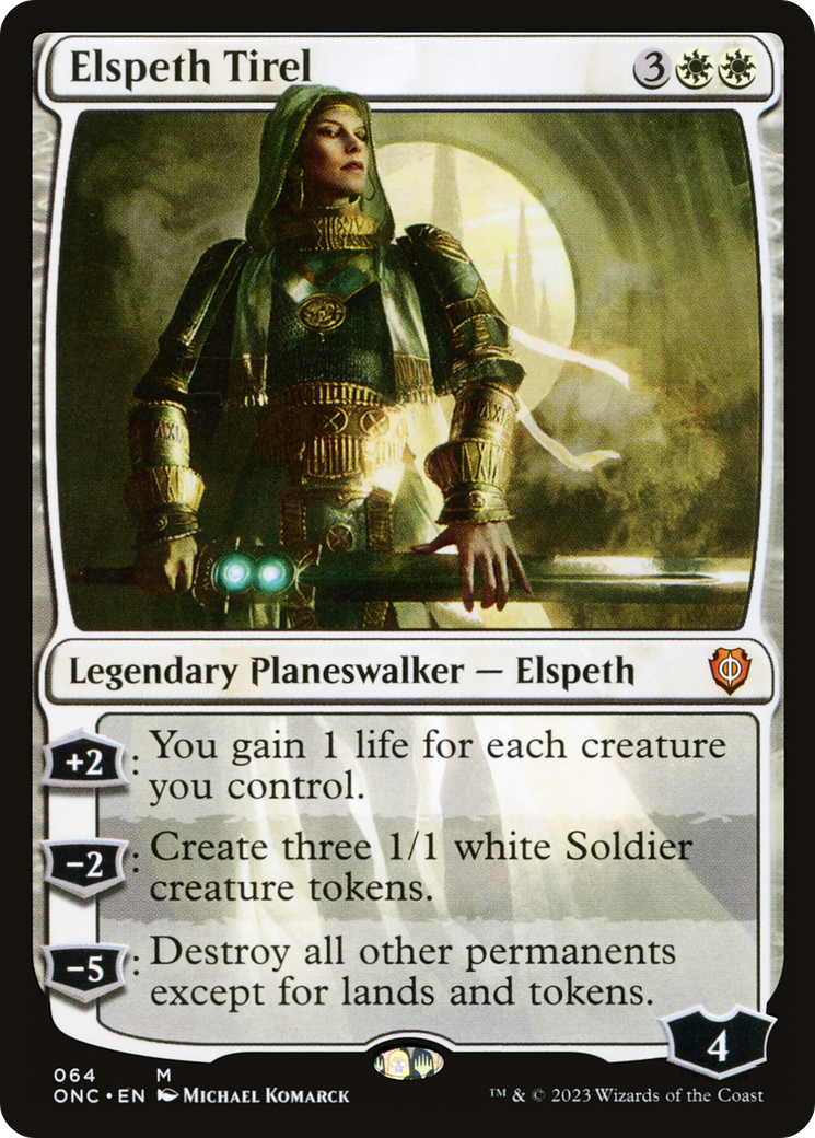 Elspeth Tirel [Phyrexia: All Will Be One Commander] | I Want That Stuff Brandon