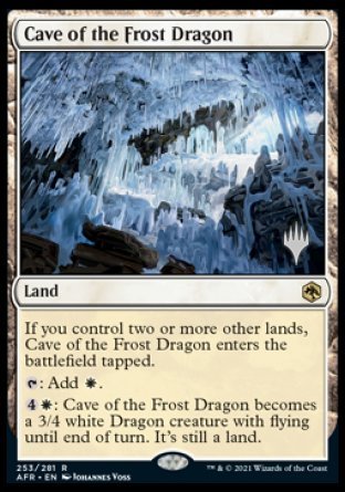 Cave of the Frost Dragon (Promo Pack) [Dungeons & Dragons: Adventures in the Forgotten Realms Promos] | I Want That Stuff Brandon