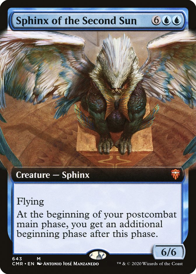 Sphinx of the Second Sun (Extended Art) [Commander Legends] | I Want That Stuff Brandon