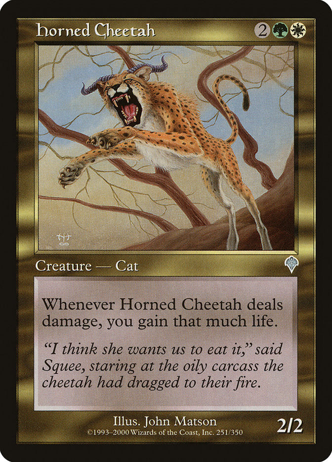 Horned Cheetah [Invasion] | I Want That Stuff Brandon