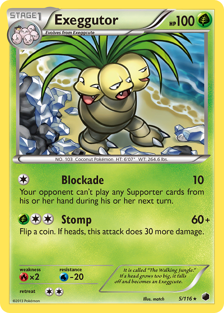 Exeggutor (5/116) [Black & White: Plasma Freeze] | I Want That Stuff Brandon