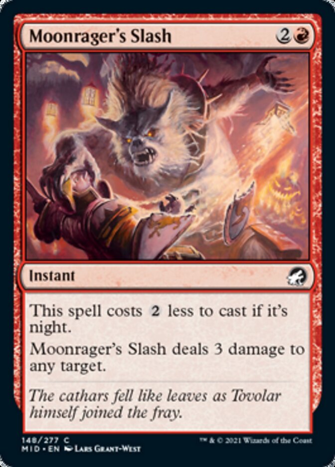 Moonrager's Slash [Innistrad: Midnight Hunt] | I Want That Stuff Brandon