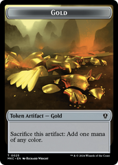 Gold // The Monarch Double-Sided Token [Murders at Karlov Manor Commander Tokens] | I Want That Stuff Brandon