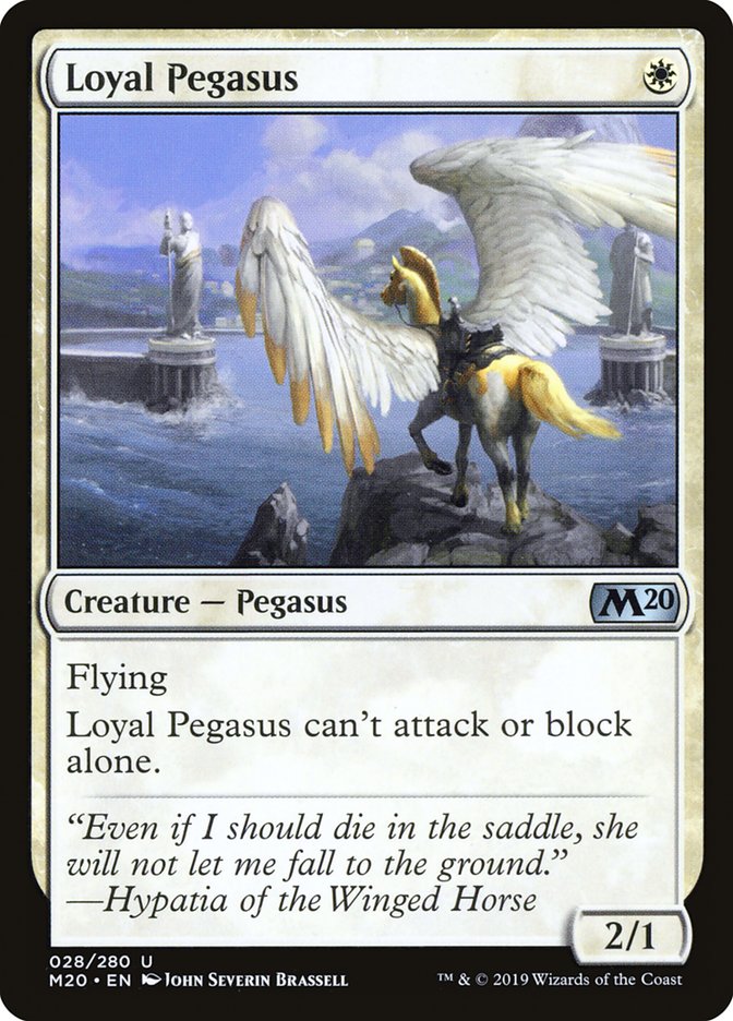 Loyal Pegasus [Core Set 2020] | I Want That Stuff Brandon