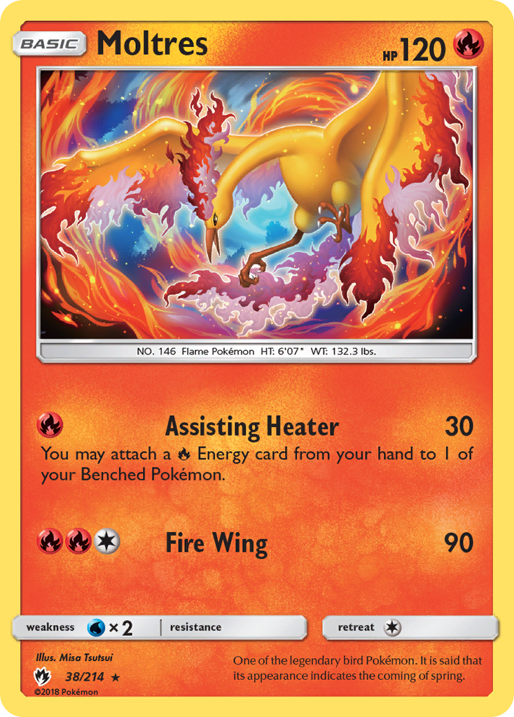 Moltres (38/214) [Sun & Moon: Lost Thunder] | I Want That Stuff Brandon