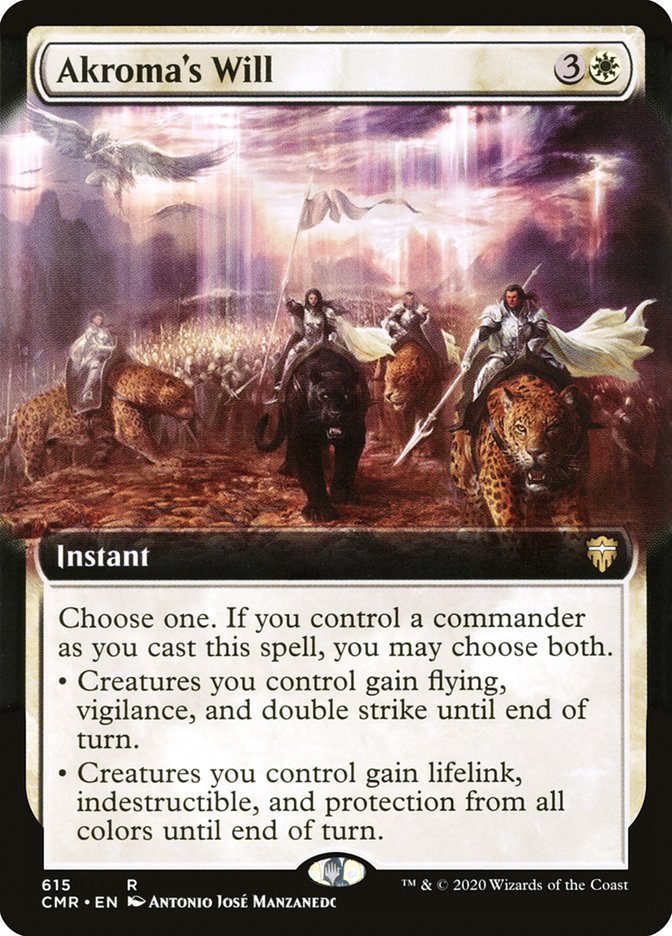 Akroma's Will (Extended Art) [Commander Legends] | I Want That Stuff Brandon