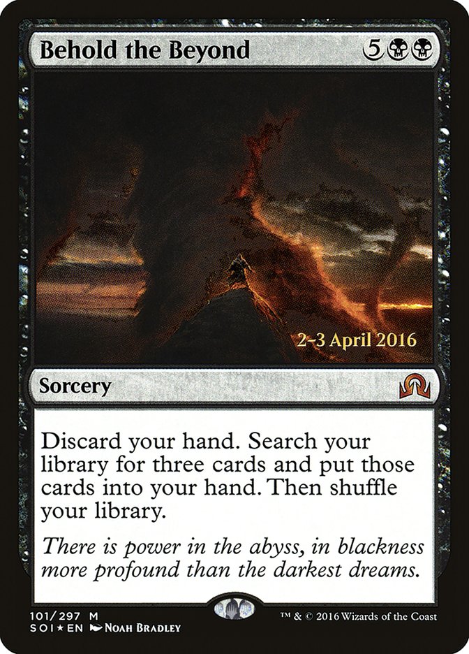 Behold the Beyond [Shadows over Innistrad Prerelease Promos] | I Want That Stuff Brandon