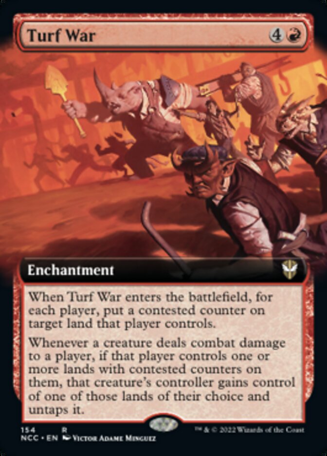 Turf War (Extended Art) [Streets of New Capenna Commander] | I Want That Stuff Brandon