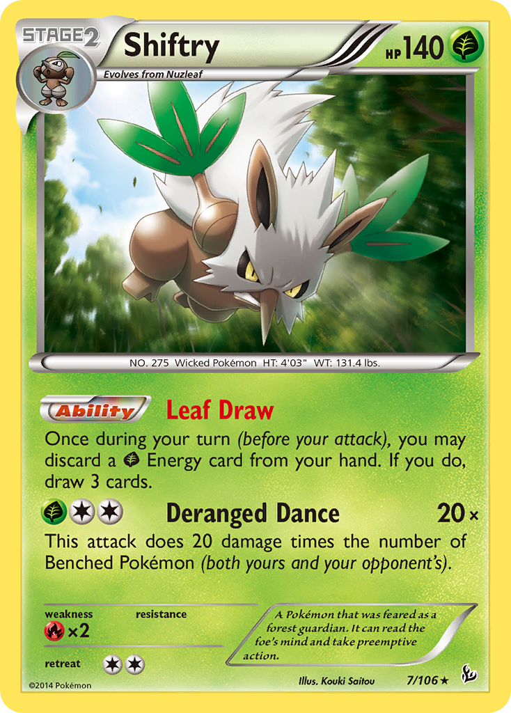 Shiftry (7/106) [XY: Flashfire] | I Want That Stuff Brandon