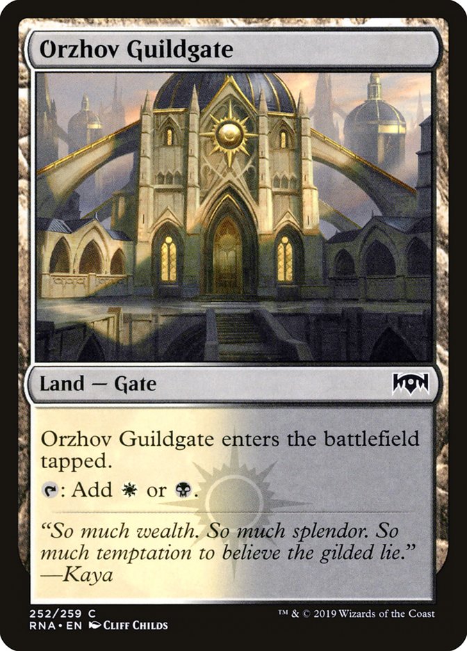 Orzhov Guildgate (252/259) [Ravnica Allegiance] | I Want That Stuff Brandon