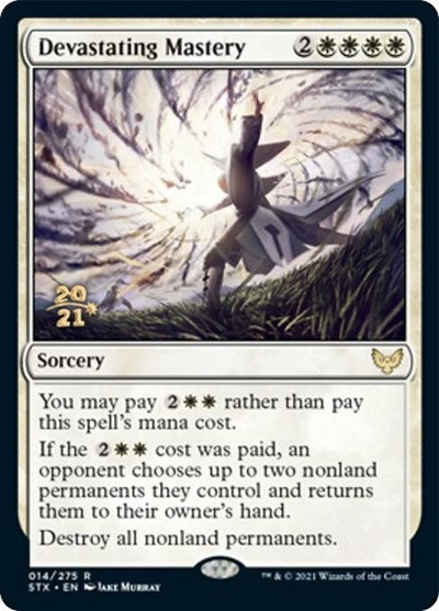 Devastating Mastery [Strixhaven: School of Mages Prerelease Promos] | I Want That Stuff Brandon