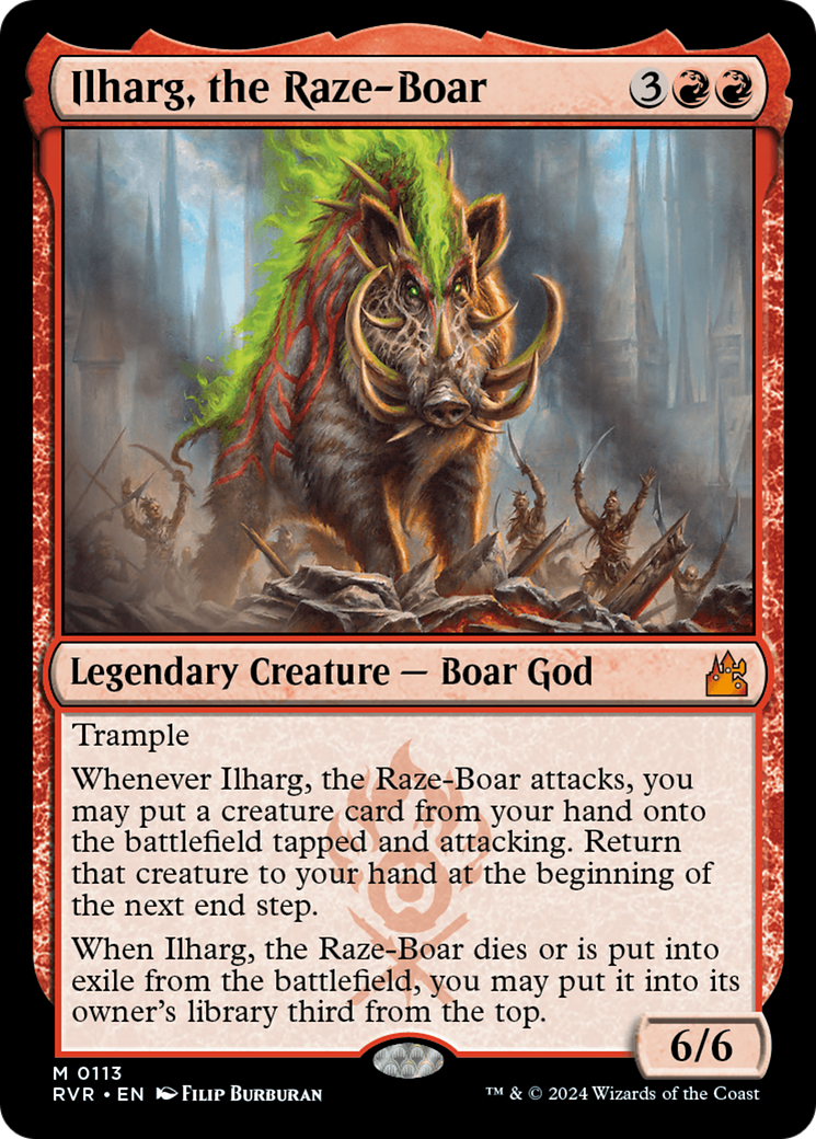 Ilharg, the Raze-Boar [Ravnica Remastered] | I Want That Stuff Brandon