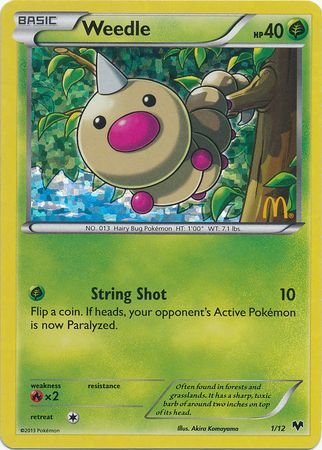 Weedle (1/12) [McDonald's Promos: 2014 Collection] | I Want That Stuff Brandon