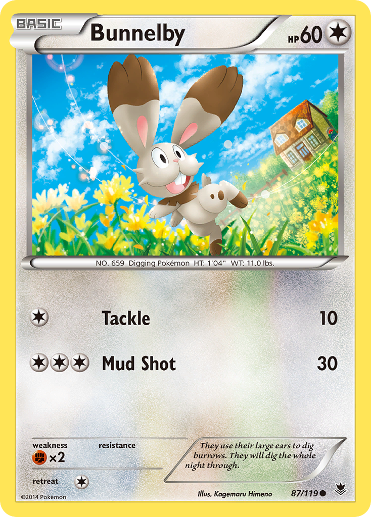 Bunnelby (87/119) [XY: Phantom Forces] | I Want That Stuff Brandon