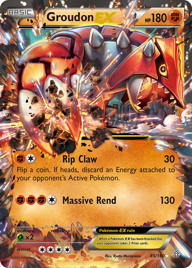 Groudon EX (85/160) [XY: Primal Clash] | I Want That Stuff Brandon