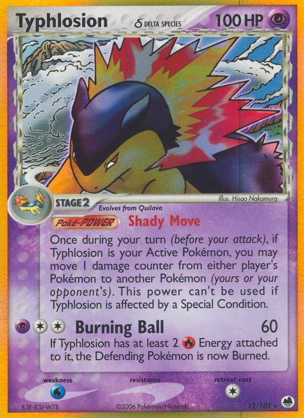 Typhlosion (12/101) (Delta Species) [EX: Dragon Frontiers] | I Want That Stuff Brandon