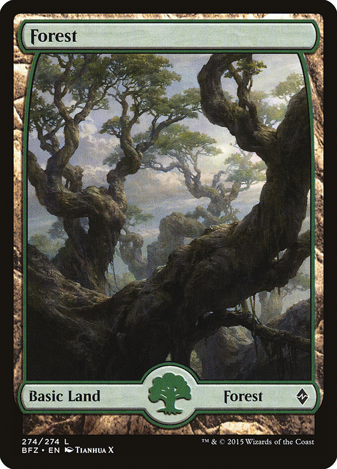 Forest (274) [Battle for Zendikar] | I Want That Stuff Brandon