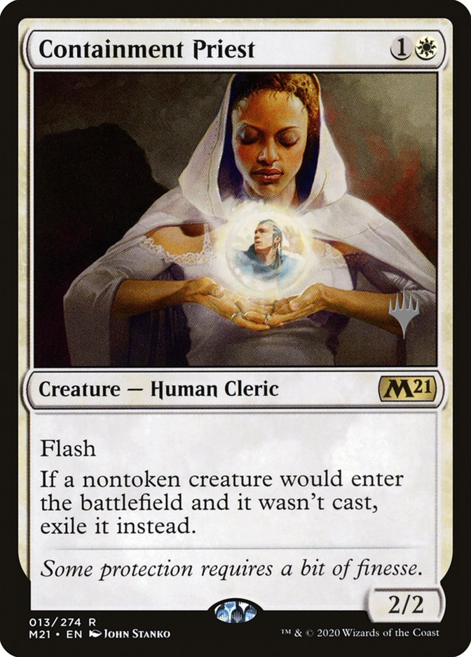 Containment Priest (Promo Pack) [Core Set 2021 Promos] | I Want That Stuff Brandon