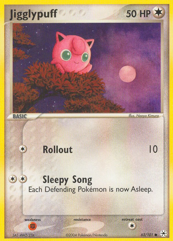 Jigglypuff (63/101) [EX: Hidden Legends] | I Want That Stuff Brandon