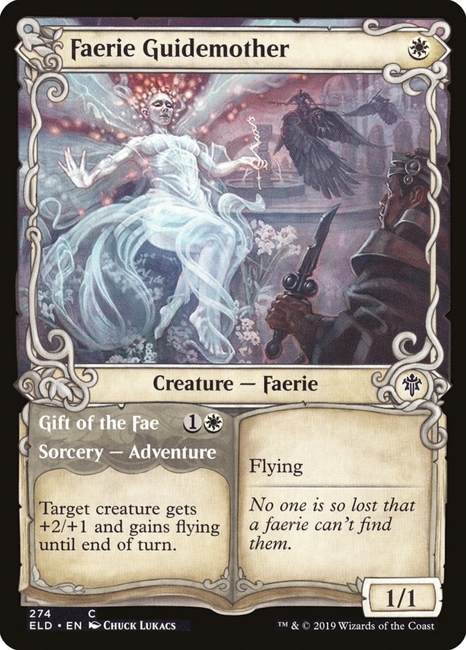 Faerie Guidemother // Gift of the Fae (Showcase) [Throne of Eldraine] | I Want That Stuff Brandon