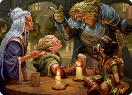 You Meet in a Tavern Art Card [Dungeons & Dragons: Adventures in the Forgotten Realms Art Series] | I Want That Stuff Brandon