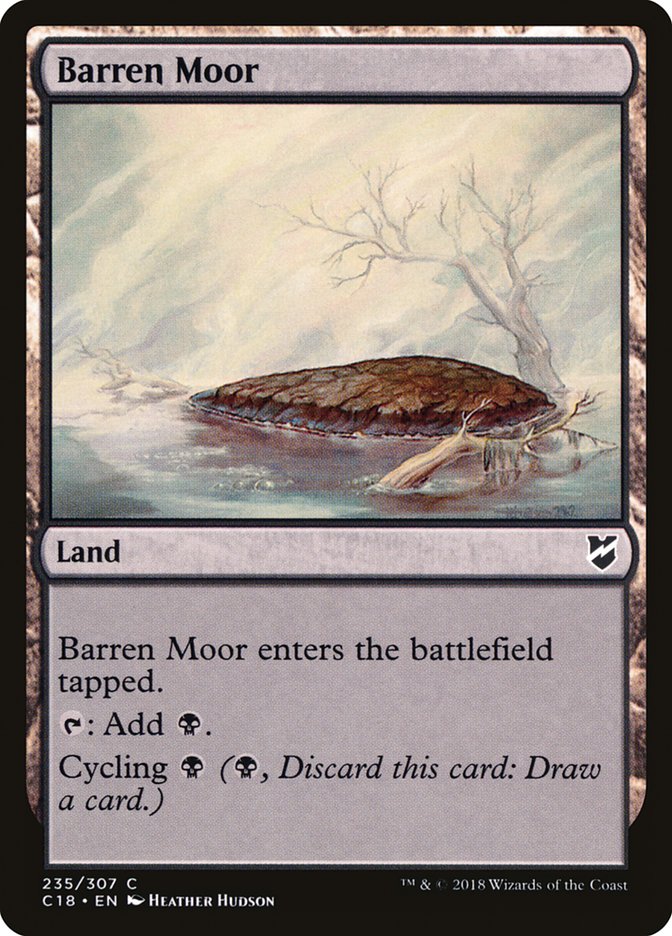 Barren Moor [Commander 2018] | I Want That Stuff Brandon