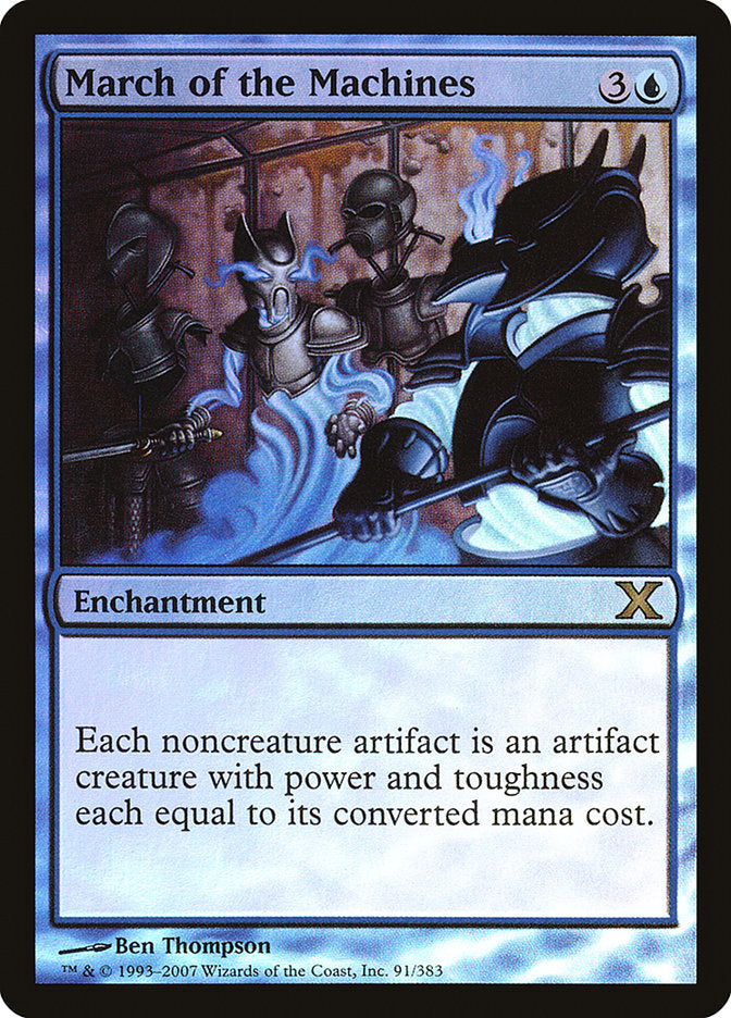 March of the Machines (Premium Foil) [Tenth Edition] | I Want That Stuff Brandon
