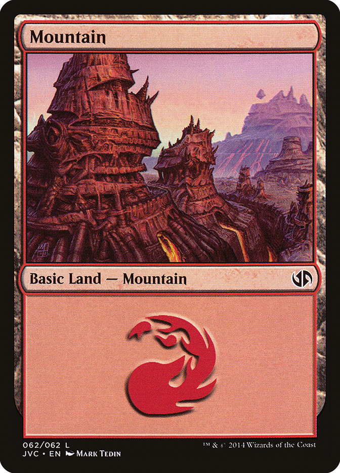 Mountain (62) [Duel Decks Anthology] | I Want That Stuff Brandon