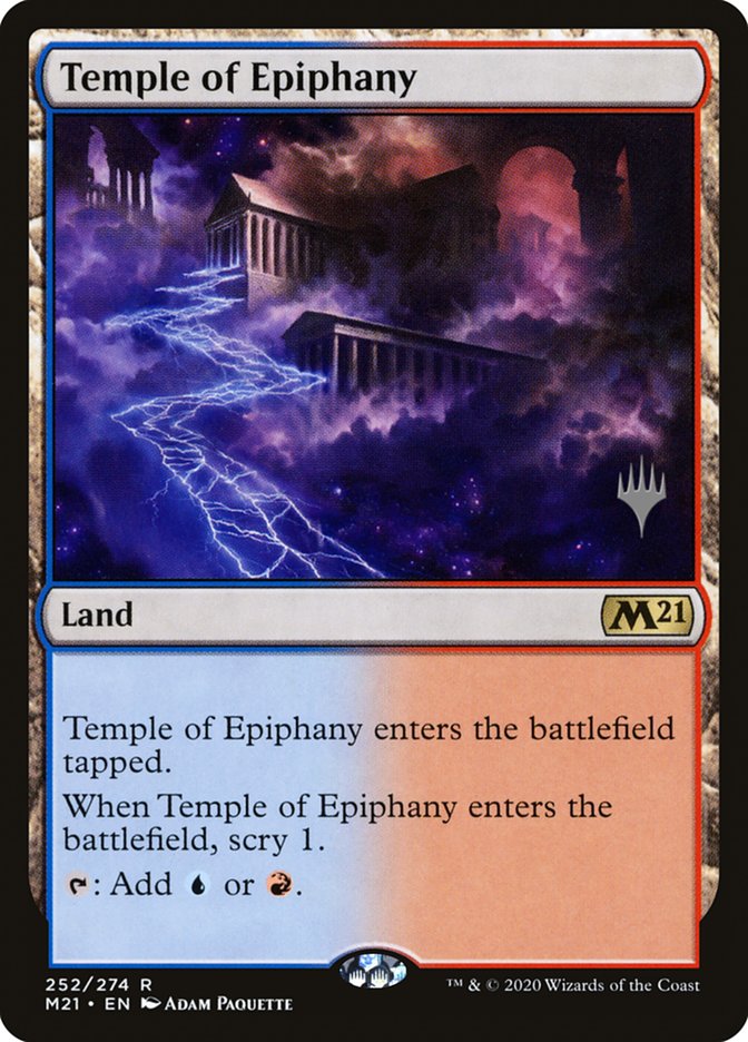 Temple of Epiphany (Promo Pack) [Core Set 2021 Promos] | I Want That Stuff Brandon