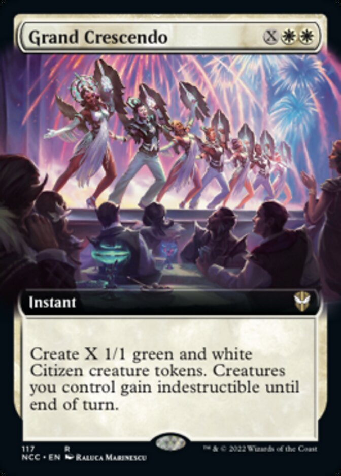 Grand Crescendo (Extended Art) [Streets of New Capenna Commander] | I Want That Stuff Brandon