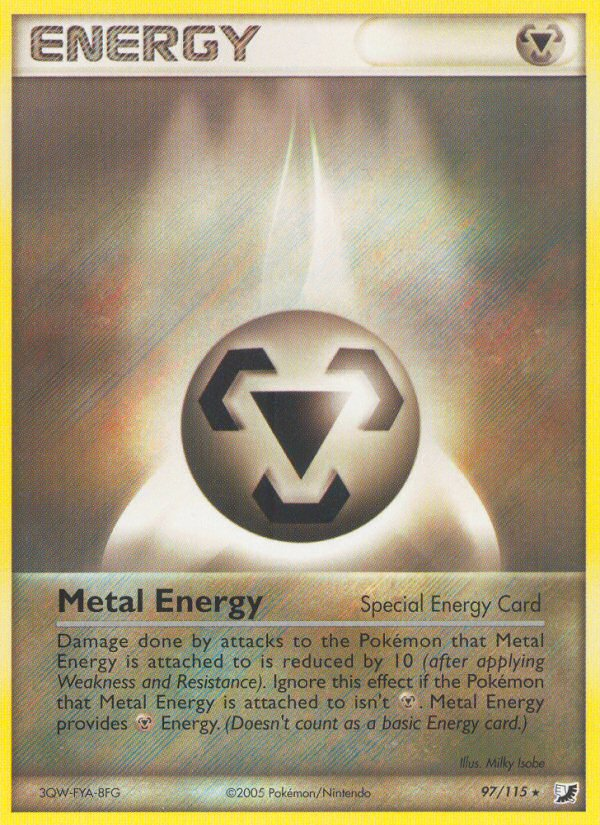 Metal Energy (97/115) [EX: Unseen Forces] | I Want That Stuff Brandon
