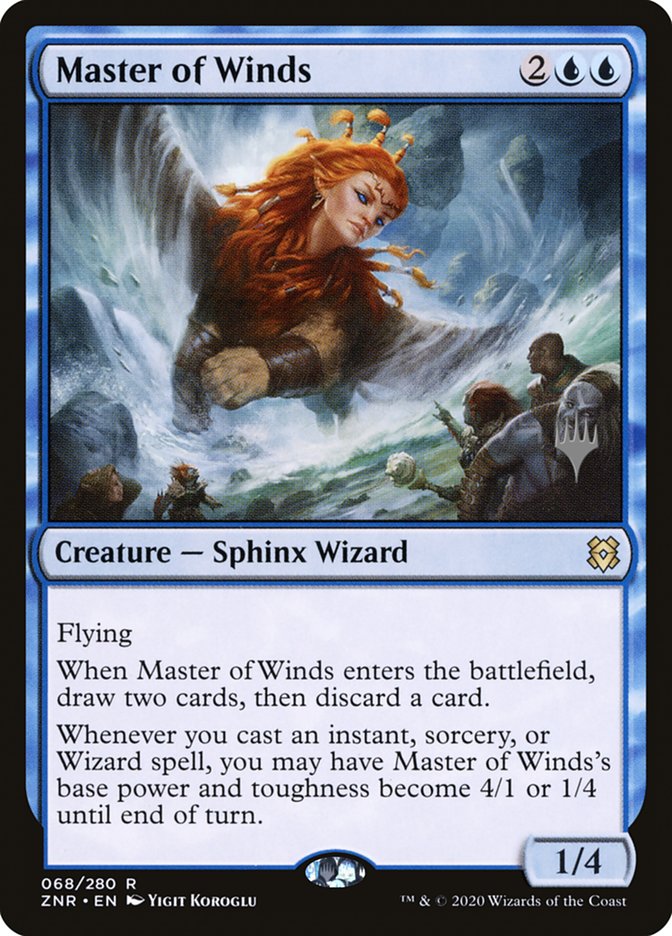 Master of Winds (Promo Pack) [Zendikar Rising Promos] | I Want That Stuff Brandon