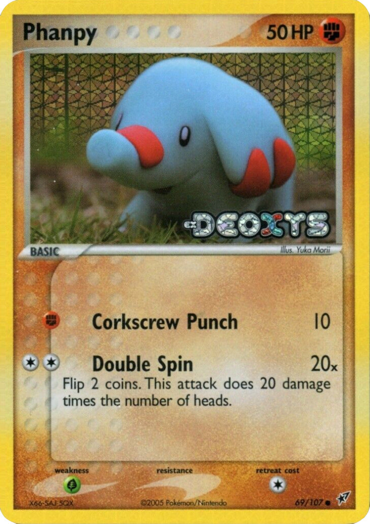 Phanpy (69/107) (Stamped) [EX: Deoxys] | I Want That Stuff Brandon