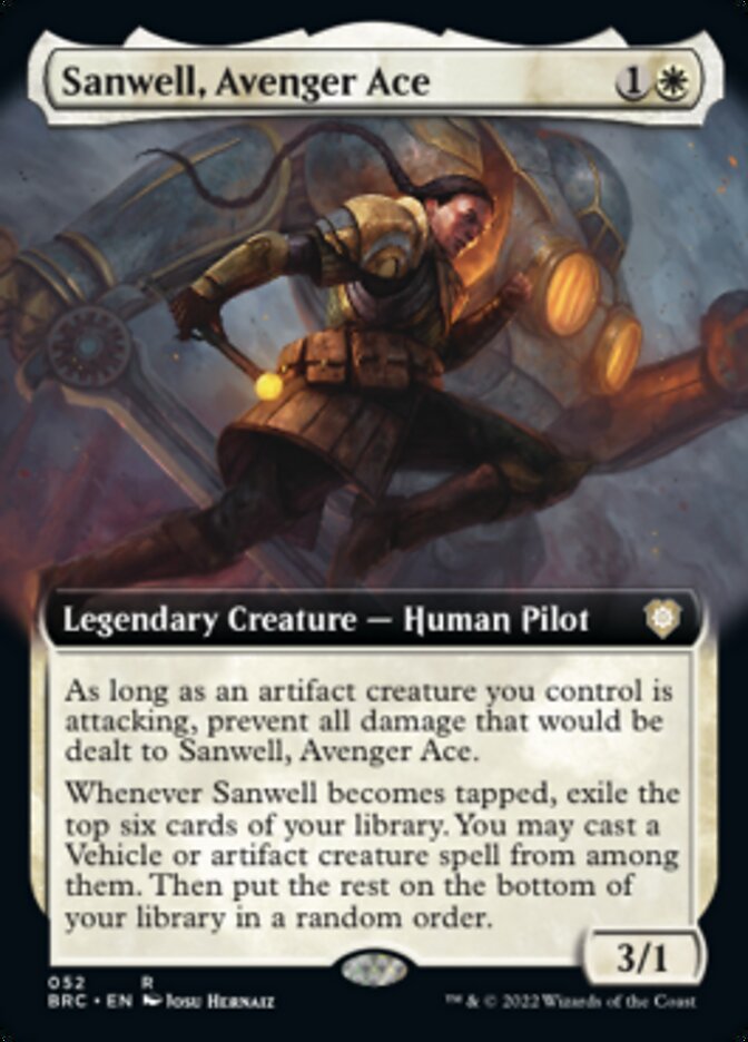 Sanwell, Avenger Ace (Extended Art) [The Brothers' War Commander] | I Want That Stuff Brandon
