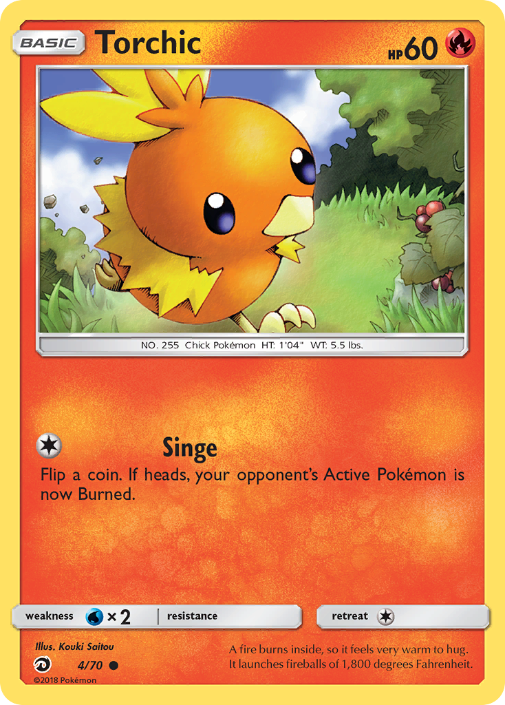 Torchic (4/70) [Sun & Moon: Dragon Majesty] | I Want That Stuff Brandon