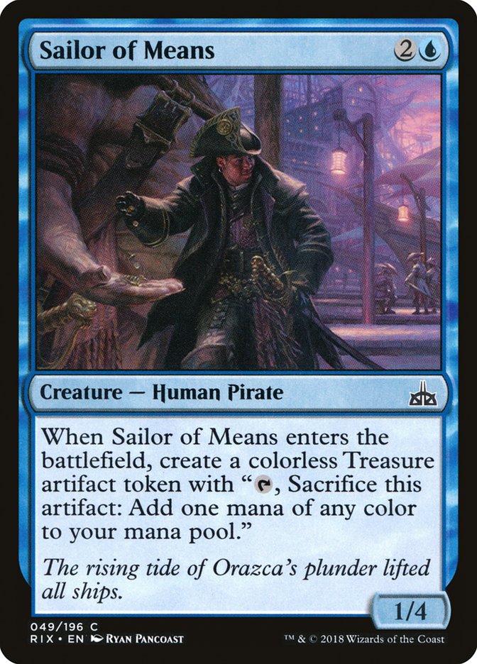 Sailor of Means [Rivals of Ixalan] | I Want That Stuff Brandon