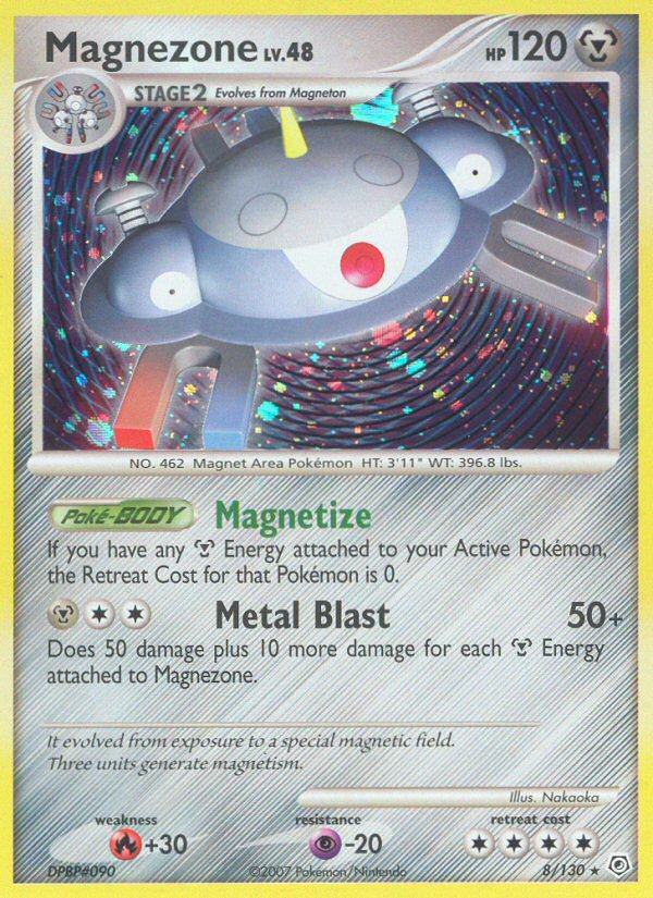 Magnezone (8/130) [Diamond & Pearl: Base Set] | I Want That Stuff Brandon