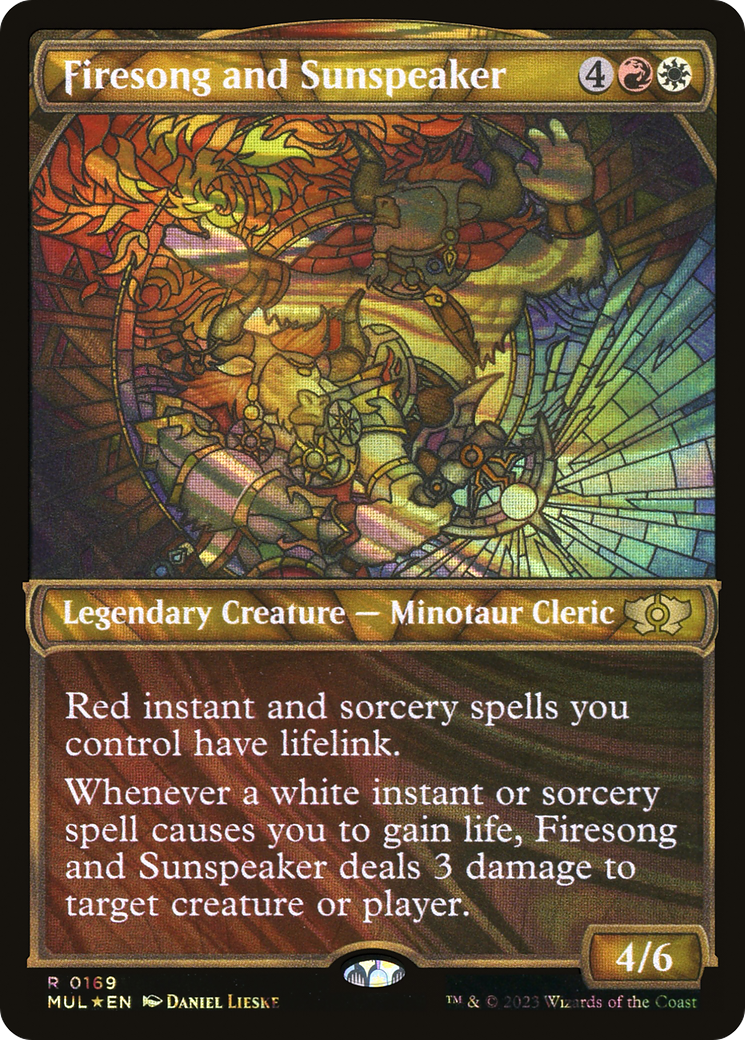 Firesong and Sunspeaker (Halo Foil) [Multiverse Legends] | I Want That Stuff Brandon