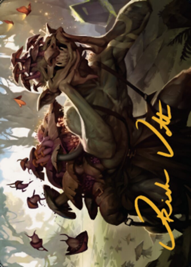 Sprouting Goblin Art Card (Gold-Stamped Signature) [Dominaria United Art Series] | I Want That Stuff Brandon