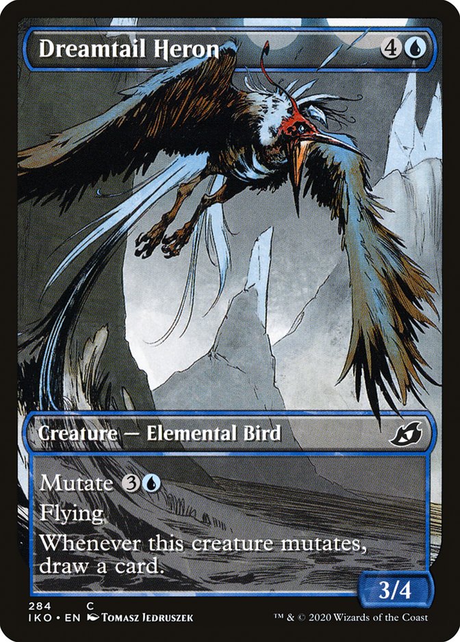Dreamtail Heron (Showcase) [Ikoria: Lair of Behemoths] | I Want That Stuff Brandon