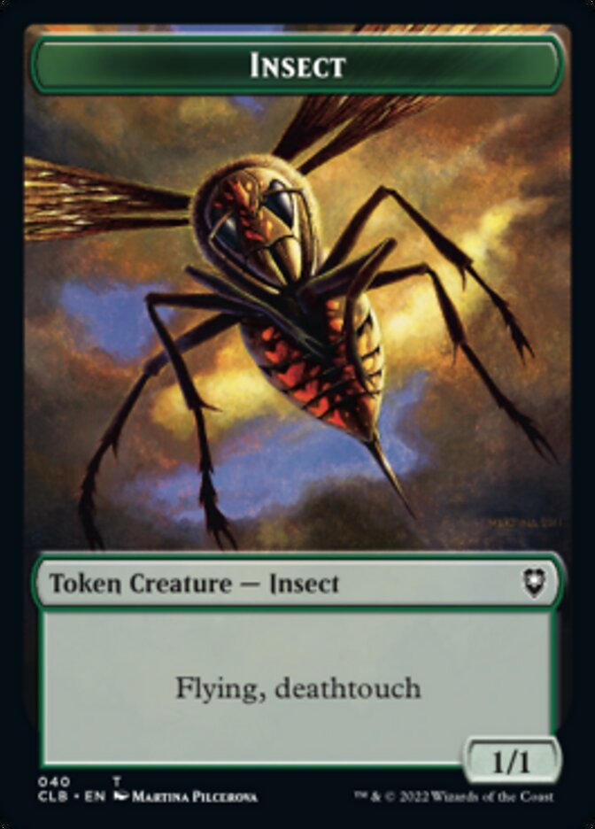 Spider // Insect Double-Sided Token [Commander Legends: Battle for Baldur's Gate Tokens] | I Want That Stuff Brandon