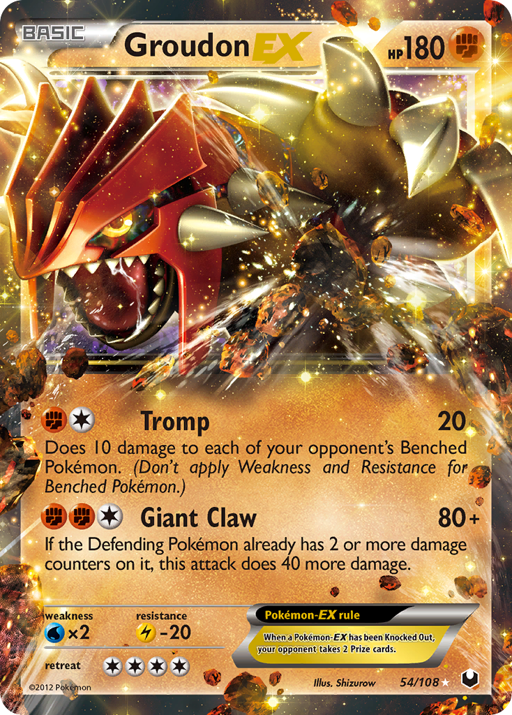 Groudon EX (54/108) [Black & White: Dark Explorers] | I Want That Stuff Brandon