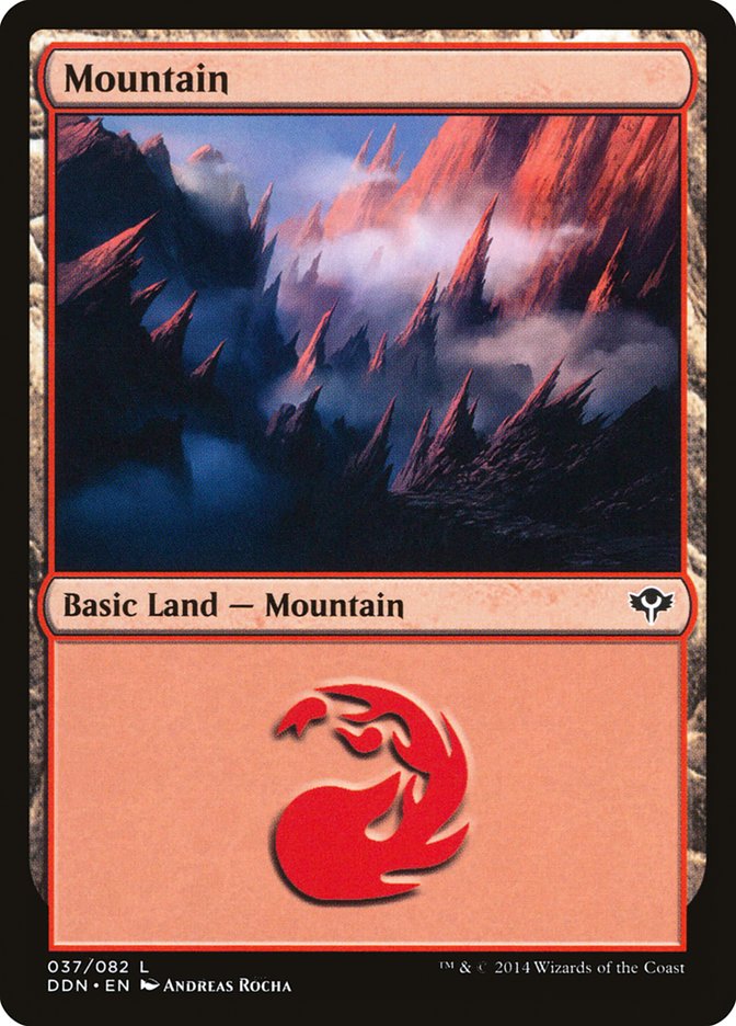 Mountain (37) [Duel Decks: Speed vs. Cunning] | I Want That Stuff Brandon