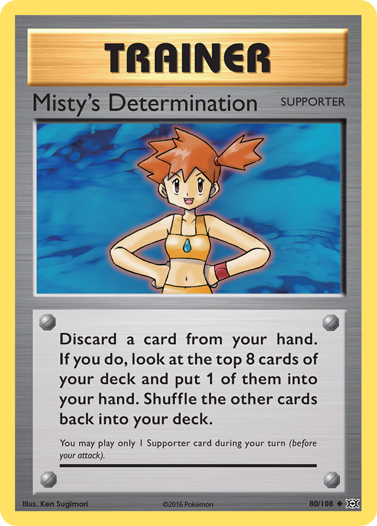 Misty's Determination (80/108) [XY: Evolutions] | I Want That Stuff Brandon