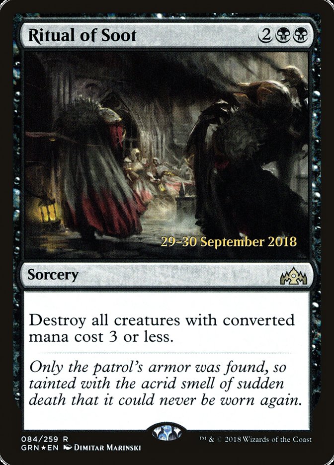 Ritual of Soot [Guilds of Ravnica Prerelease Promos] | I Want That Stuff Brandon