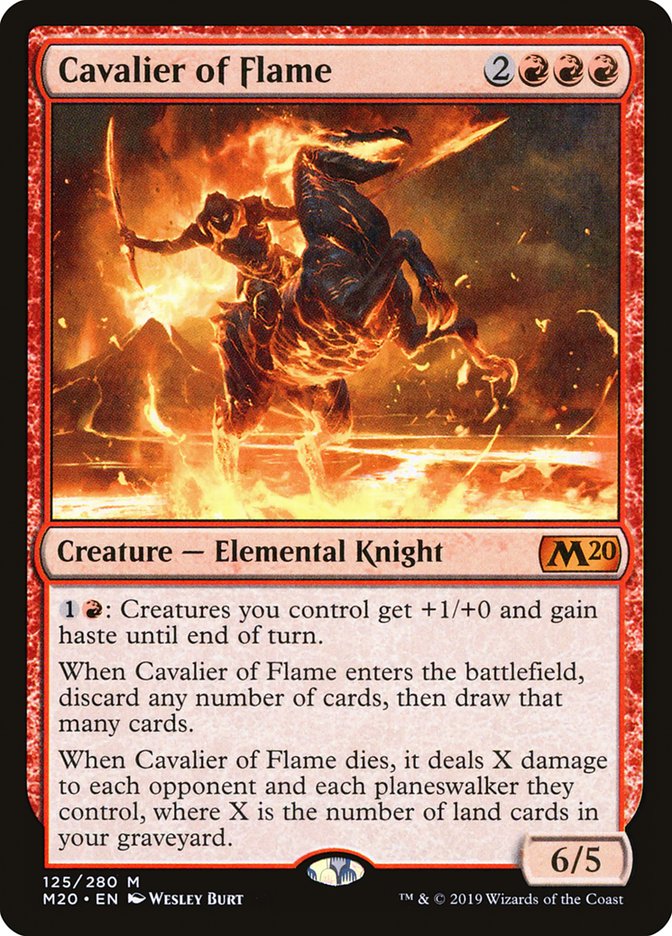 Cavalier of Flame [Core Set 2020] | I Want That Stuff Brandon