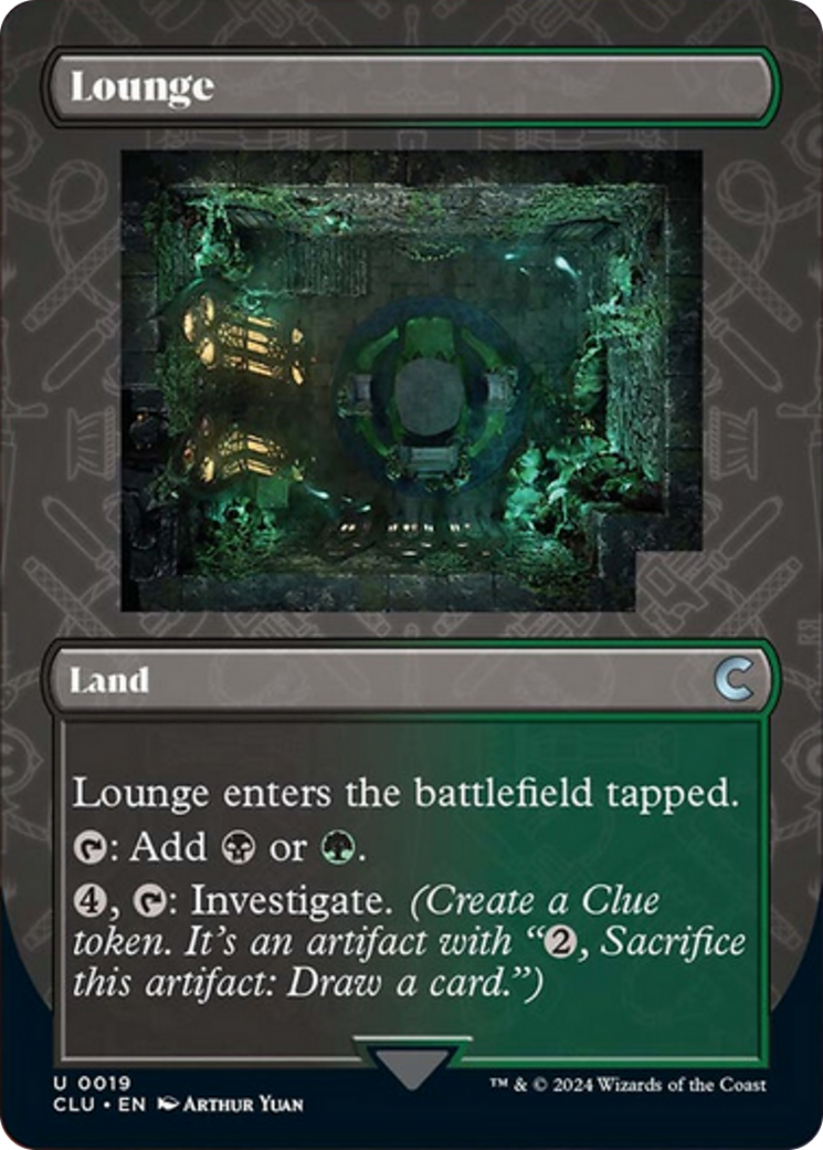 Lounge (Borderless) [Ravnica: Clue Edition] | I Want That Stuff Brandon