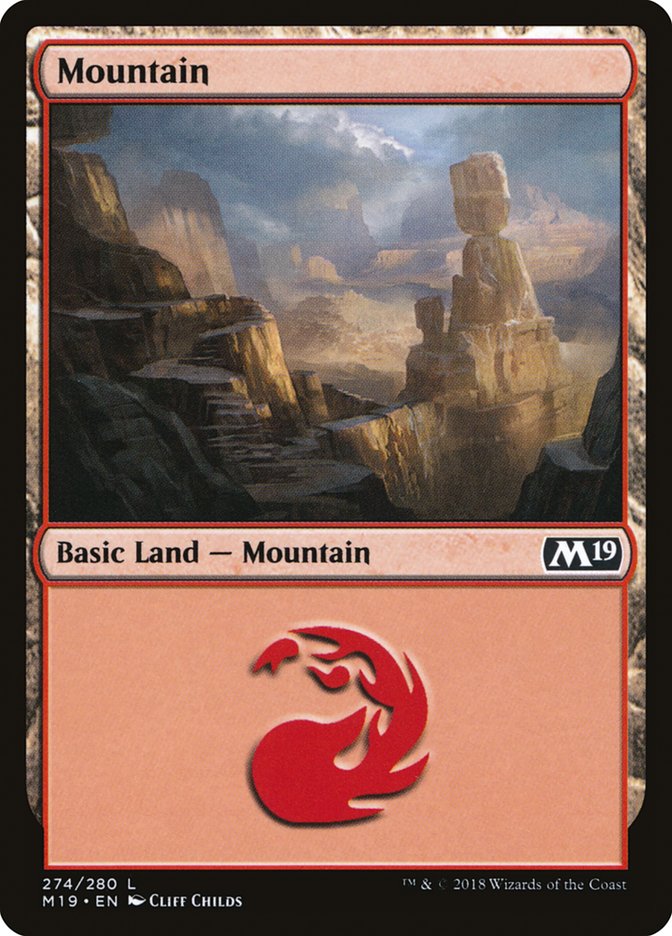 Mountain (274) [Core Set 2019] | I Want That Stuff Brandon