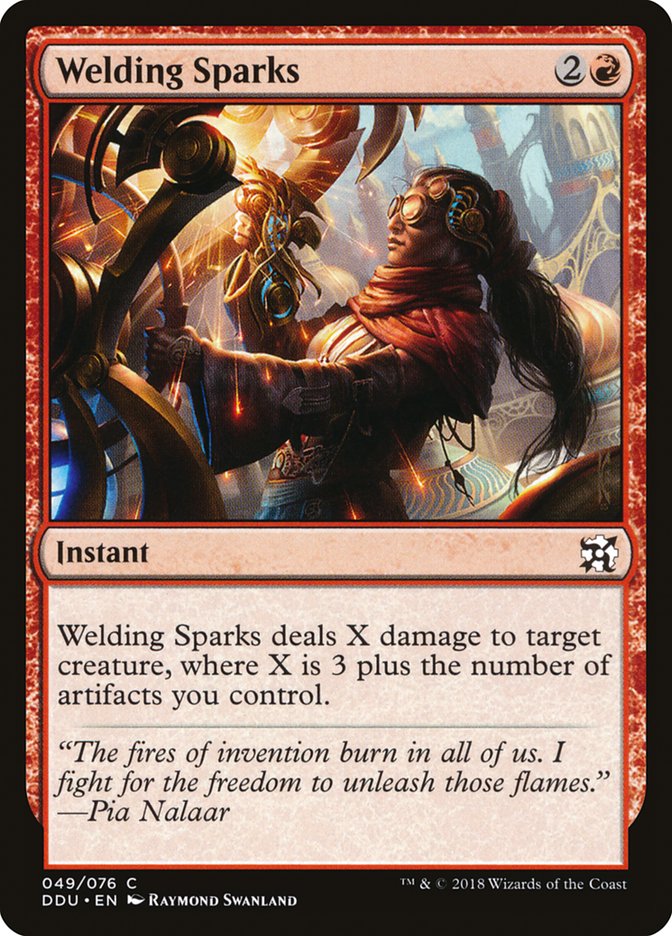 Welding Sparks [Duel Decks: Elves vs. Inventors] | I Want That Stuff Brandon